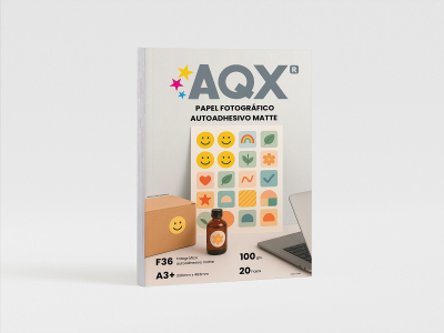 Papel Autoadhesivo Matte A3+ 100grs por 20 Hojas AQX F36