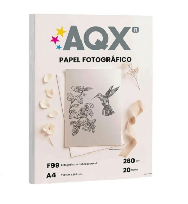 Papel Artistico Perlado A4 260gr por 20hs AQX F99