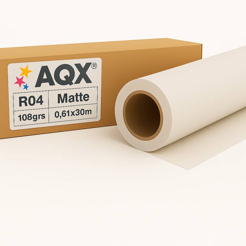 Rollo Fotografico Matte 108gr 0,61x30 mts AQX R04