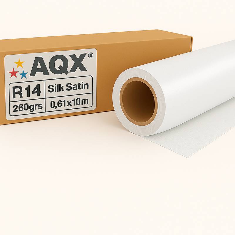 Rollo Fotografico RC Satinado 260gr 0,61x10 mts AQX R14