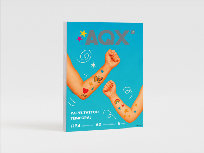 Papel Transfer Tattoo F164 por 5 hojas A3