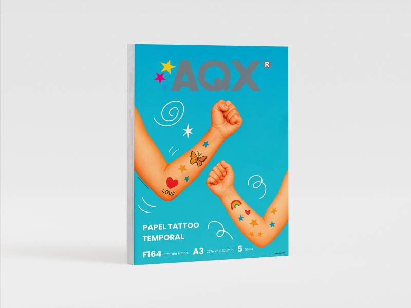 Papel Transfer Tattoo F164 por 5 hojas A3