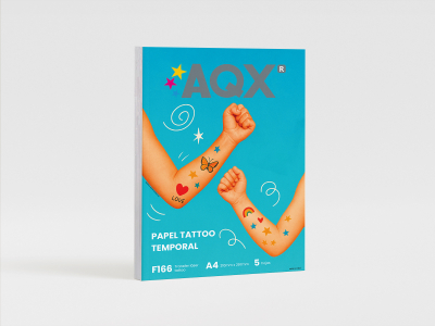 Papel Transfer Laser Tattoo F166 por 5 hojas A4