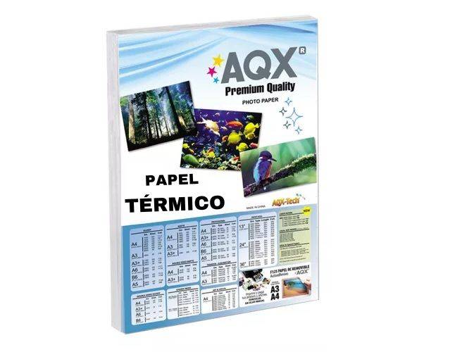 Papel para Impresora Termica Tape A A4 x100 hojas