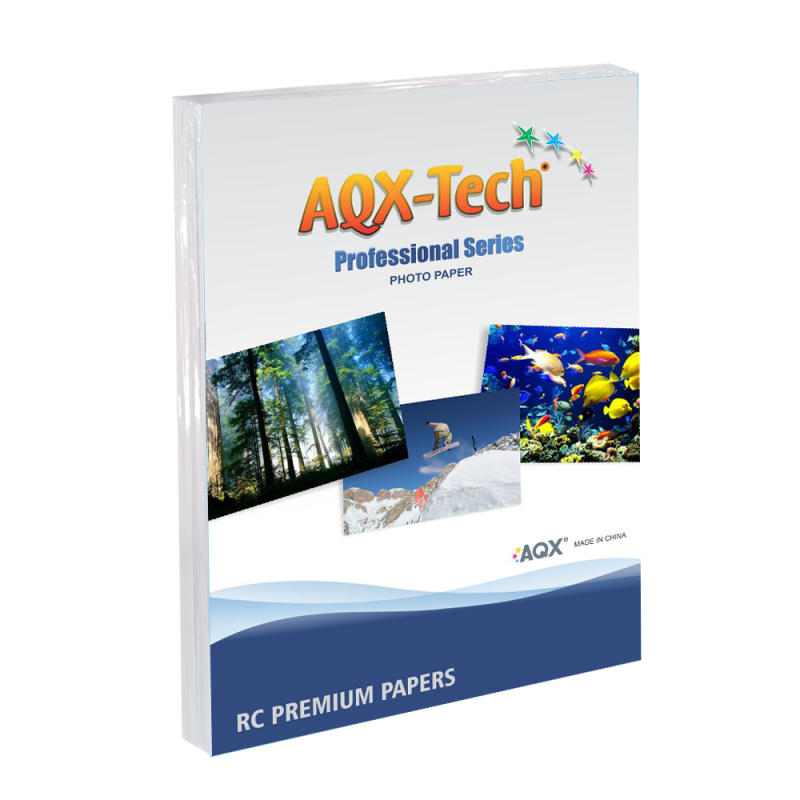 Combo Papel Foto Pro RC Glossy Brillante Premium 10x15 260grs por 100 Hojas AQX F49x5