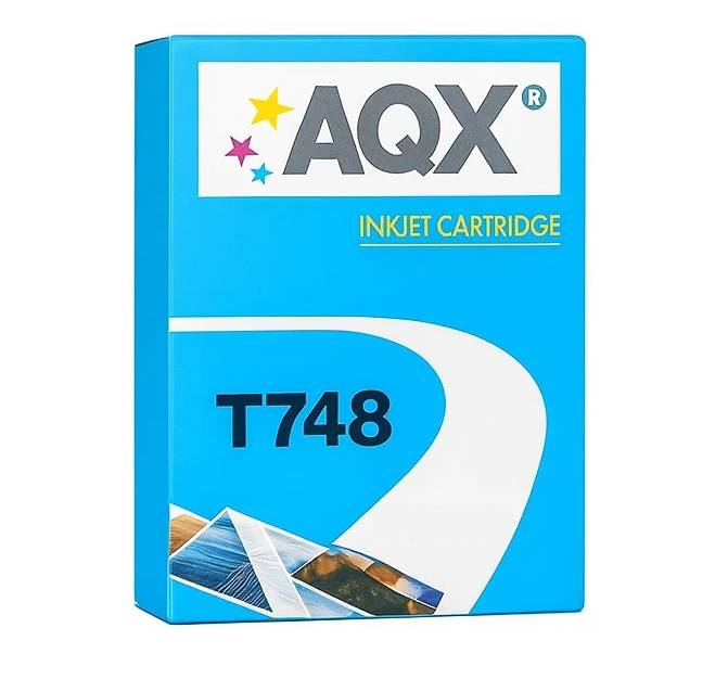 Cartucho Alternativo AQX T748XXL Negro para Epson WorkForce Pro WF-6590/6090/8590/8090