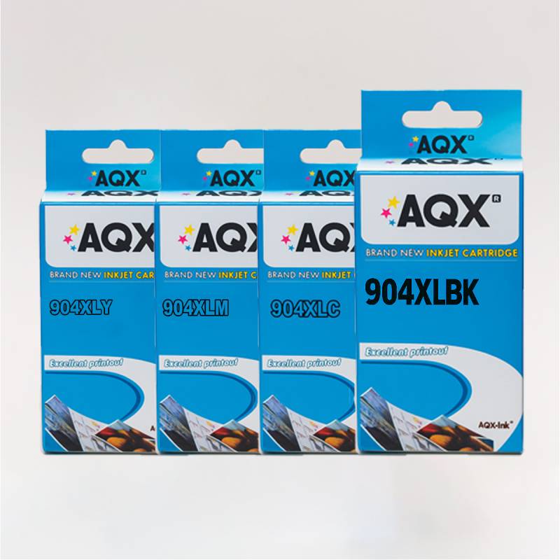 KIT Cartucho AQX P/ HP 904xl (1 DE CADA COLOR)