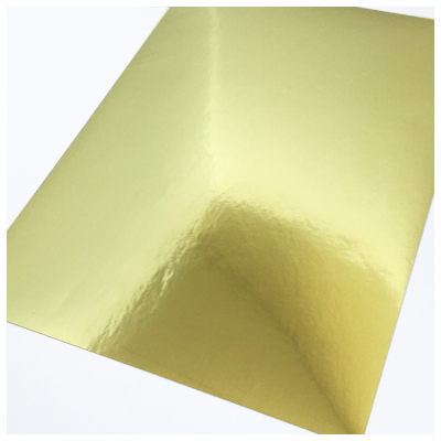 Combo Resma Papel LASER BRILLANTE Dorado PET Autoadhesivo A4 por 100 Hojas AQX ST11