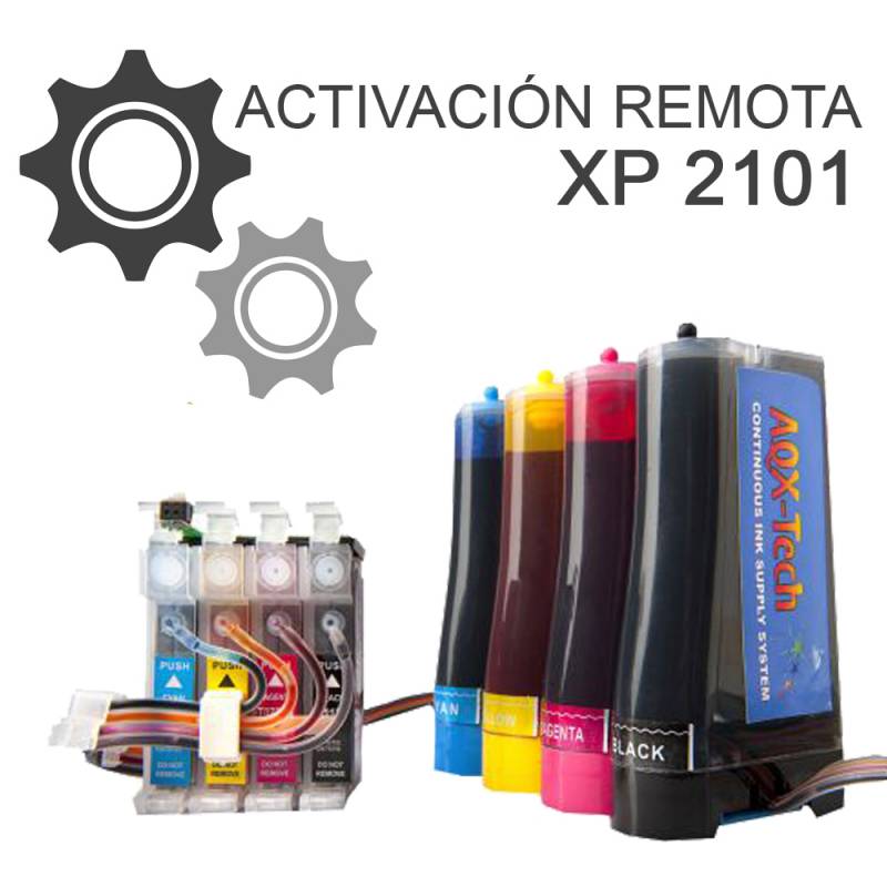 Sistema Continuo AQX Para Epson XP 2101 con Activacion Remota