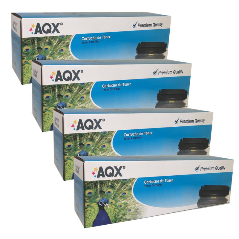 COMBO x 4 TONERS LASER AQX ALTERNATIVOS PARA HP 414a C/CHIP