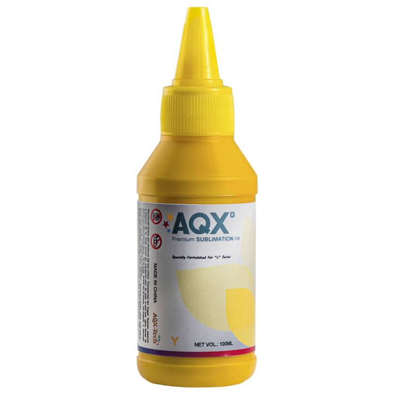 Tinta AQX de Sublimacion por 100ml Amarillo