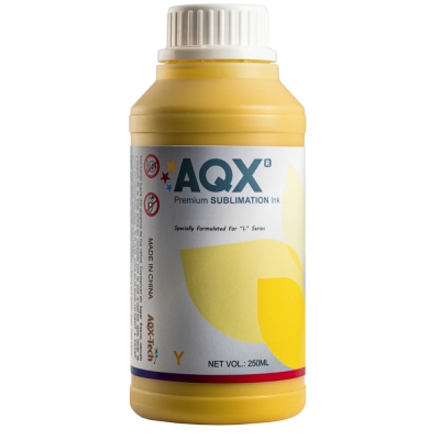 Tinta AQX de Sublimacion por 250ml Amarillo