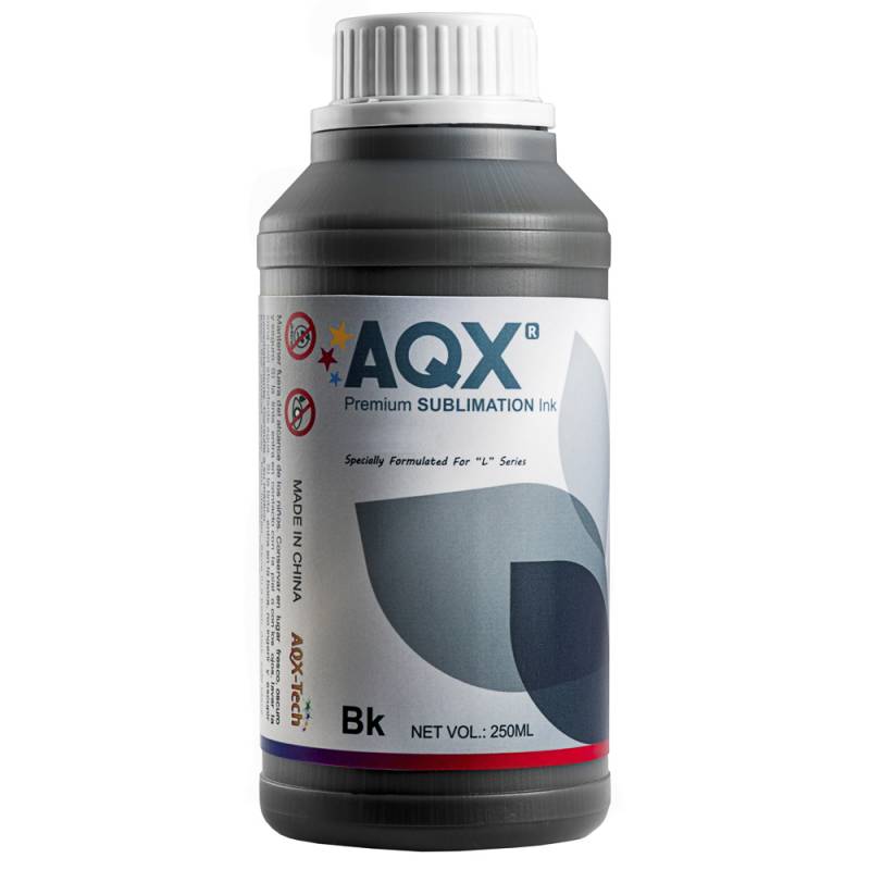 Tinta AQX de Sublimacion por 250ml Negro