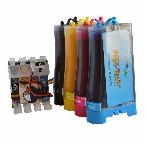 KIT Sistema Cont SUBLIMACION AQX AE-01 T42 con Tintas y Chip