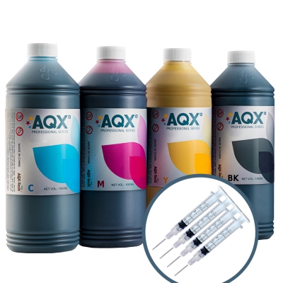 Combo Tinta Sublimacion Premium AQX-Tech por 4 litros (1000ml x 4) Cod. EP2