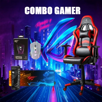 Combo Gamer 1: Silla + Mouse + Pad