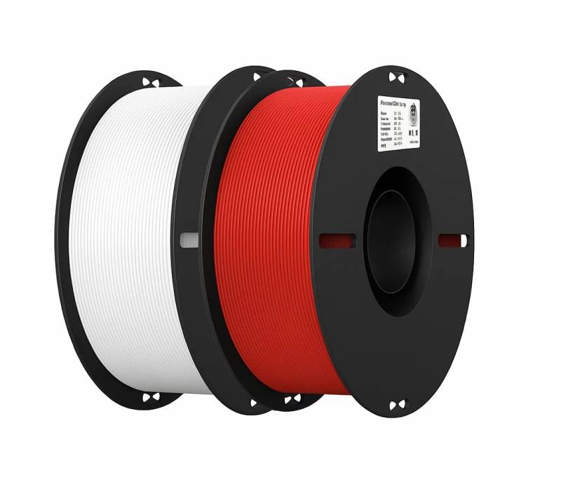 Pack Filamento Creality Ender Por 2Kg Blanco+Rojo 1,75mm