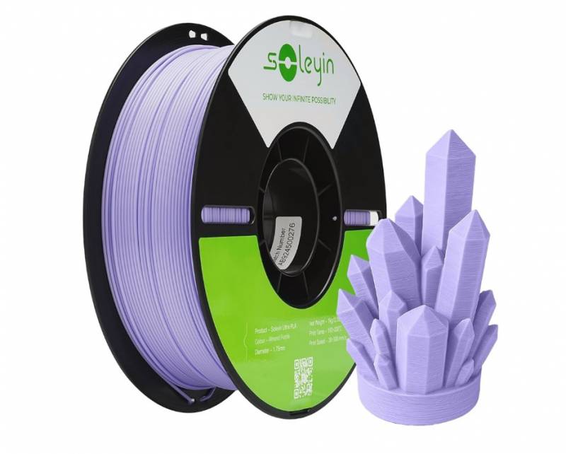 Filamento Soleyin Ultra PLA Original Almond Purple 1,75mm 1Kg