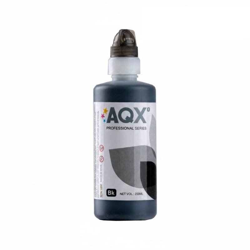 Tinta AQX para Epson por 250ml Negro para Monocromaticas - PICO LLAVE VERTEDOR