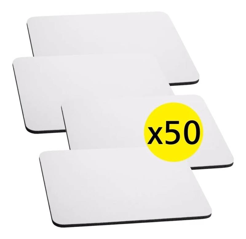 KIT Mouse pad Sublimable Rectangular 230x190mm x 50 UNID
