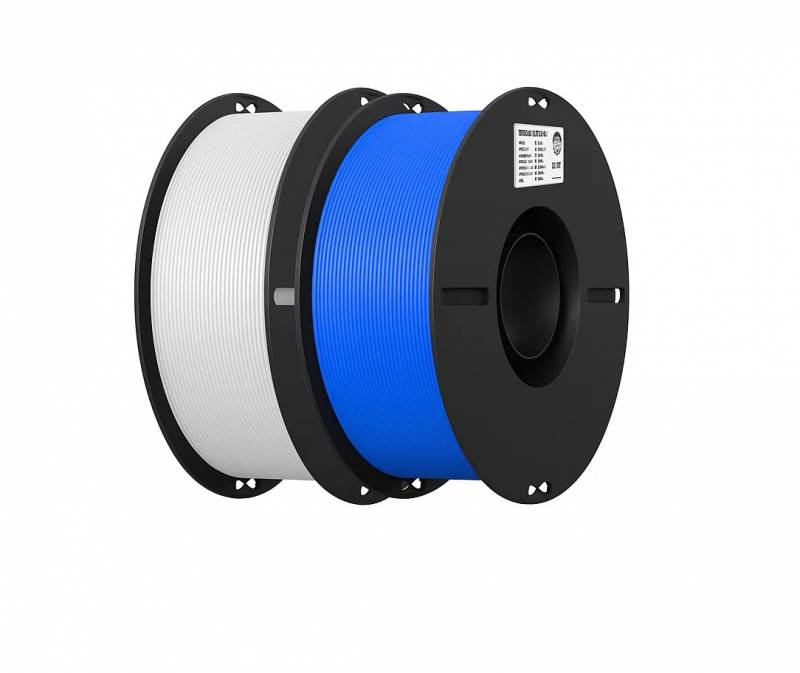 Pack Filamento Creality Ender Por 2Kg Blanco+Azul 1,75mm