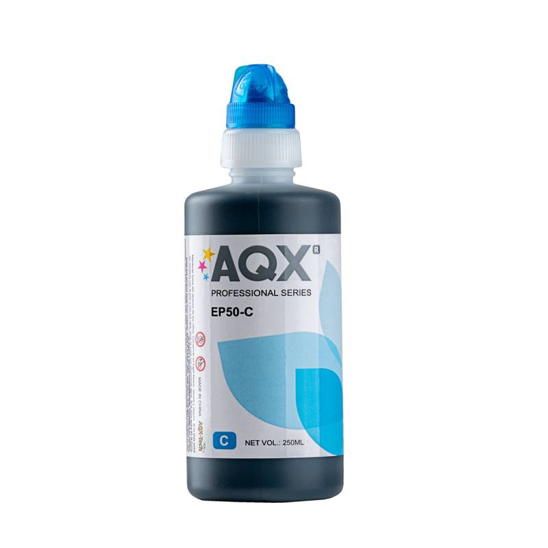 Tinta AQX para Epson por 250ml Cian - NUEVO PICO DE RECARGA ESPECIAL