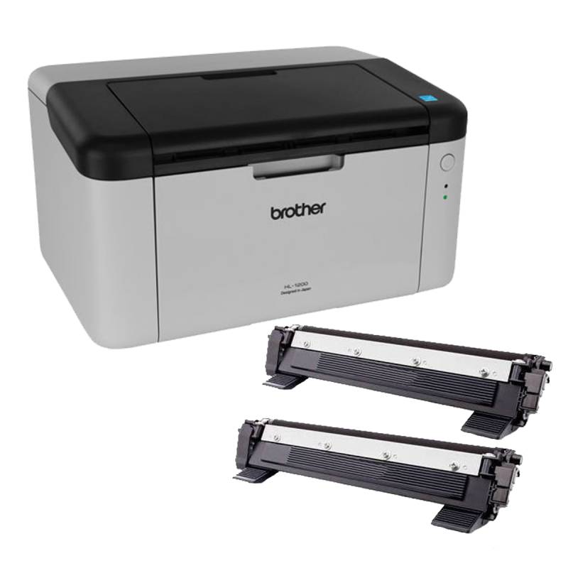 IMPRESORA LASER BROTHER HL-1200 + 3 TONER AQX-TECH OUTLET