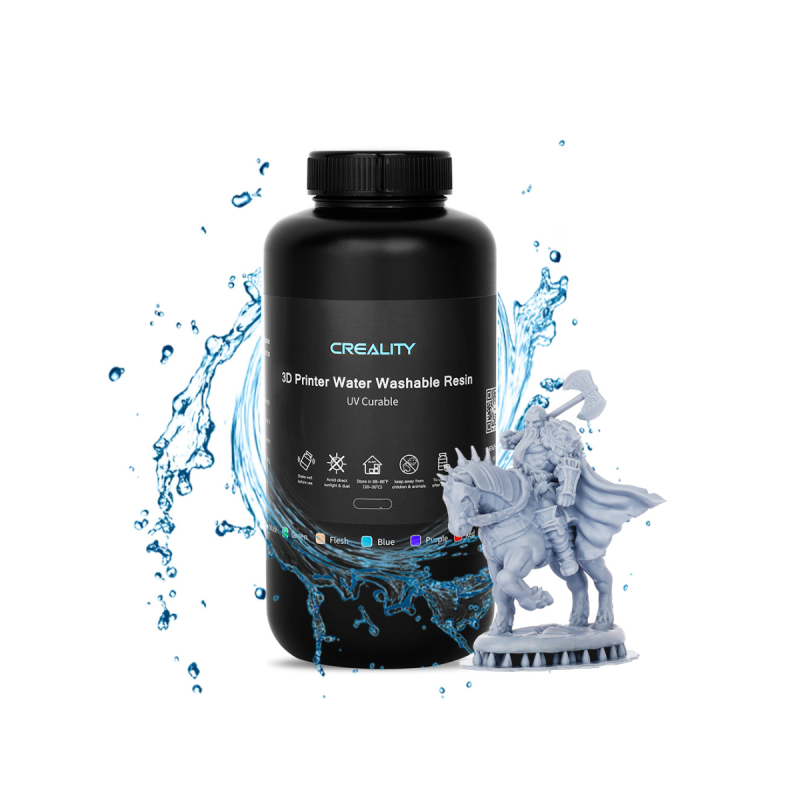 Resina Washable (Lavable) Creality 3D por 500g Gris