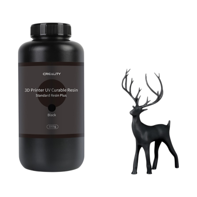 Resina Standard PLUS Creality 3D por 1 KG Negro