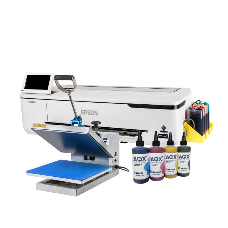ESTAMPADORA 40X60 CM PRINTGATE EST-15 + PLOTTER T3170 + KIT SUBLIMACION
