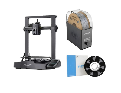 Combo Impresora 3D Creality ENDER-3 V3 KE + Secadora de Filamento Creality Dry Box 2.0 + Filamento Gris x1kg