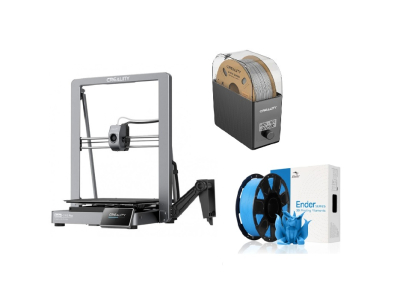 Combo Impresora 3D Creality ENDER-3 V3 PLUS + Secadora de Filamento Creality Dry Box 2.0 + Filamento Azul x1kg