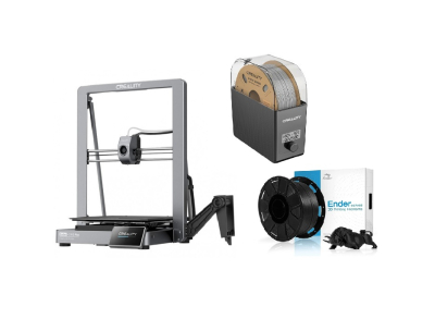 Combo Impresora 3D Creality ENDER-3 V3 PLUS + Secadora de Filamento Creality Dry Box 2.0 + Filamento Negro x1kg