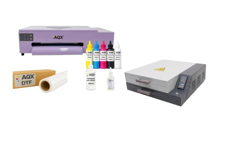 Impresora DTF-PRO18050 A3 + Horno para curado DTF A3 Doble + Insumos DTF