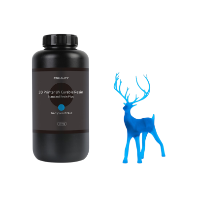Resina Standard PLUS Creality 3D por 1 KG Azul Transparente