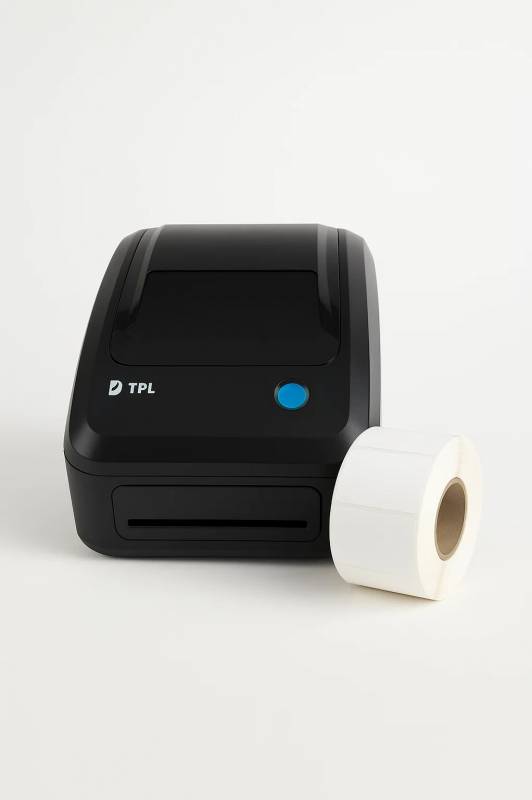 Impresora de Etiquetas G&G TD 403t BLUETOOTH-WIFI + Rollo de Etiquetas Termicas 80x50